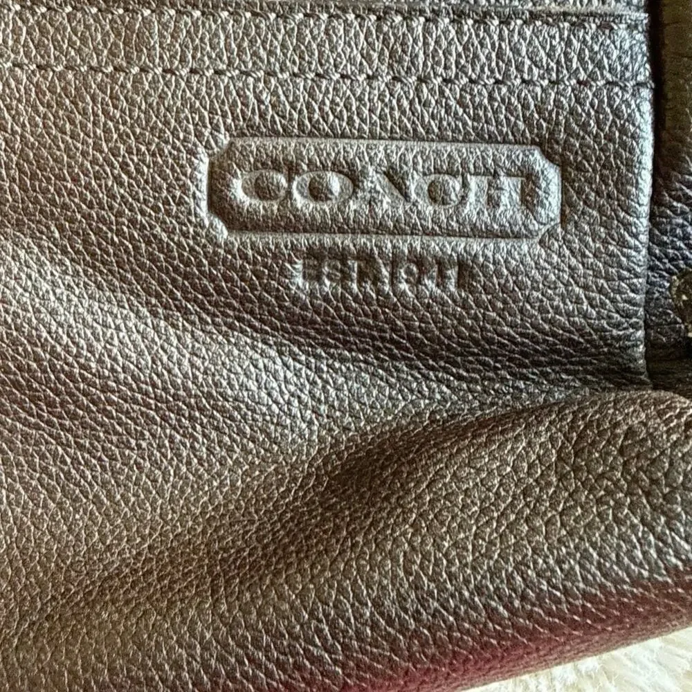 COACH Thompson Convertible Brown Leather Sling Bag Backpack